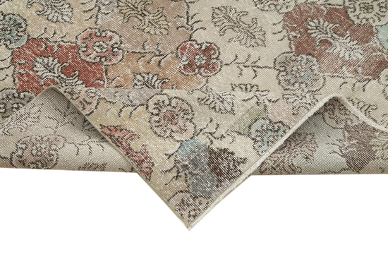 5x10 Beige Bohemian Rug  - 21791