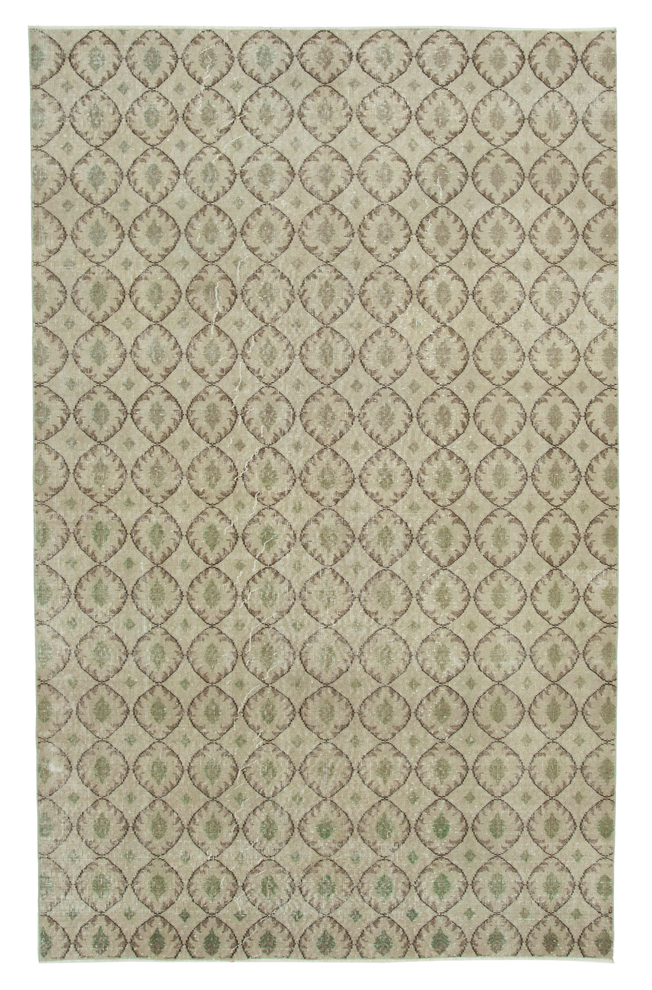 6x9 Beige Bohemian Rug  - 21793