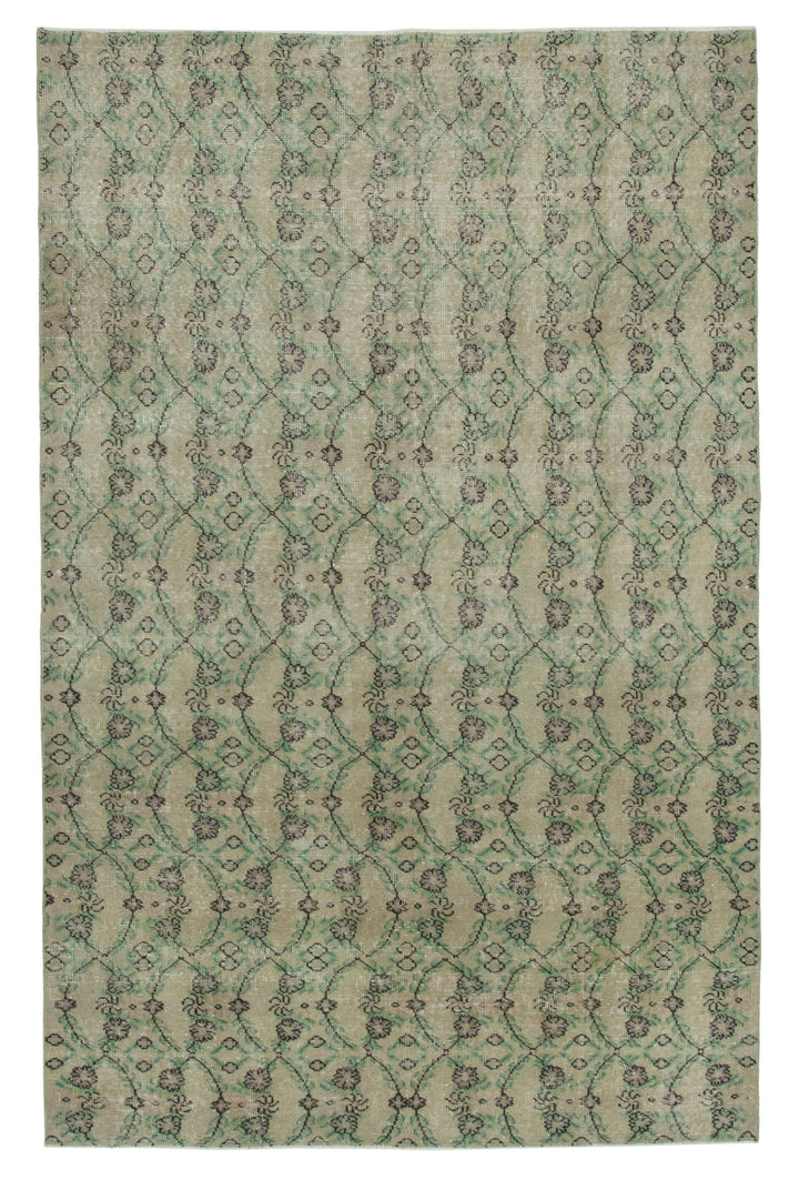 5x8 Beige Bohemian Rug  - 21799