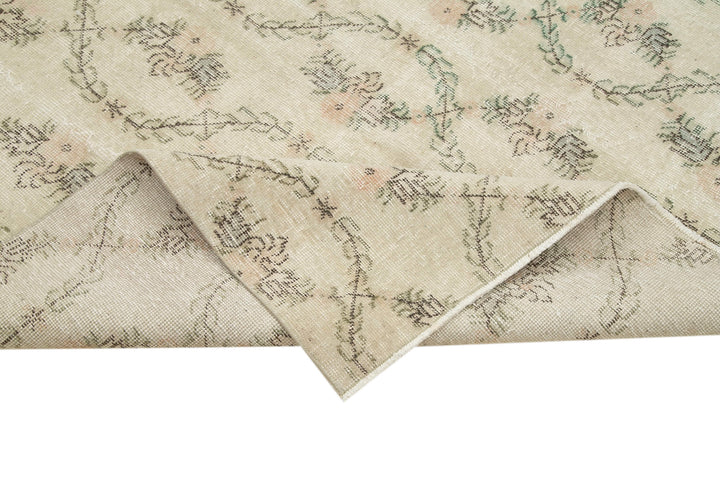 5x8 Beige Bohemian Rug  - 21800