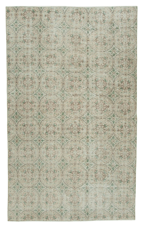 5x8 Beige Bohemian Rug  - 21801