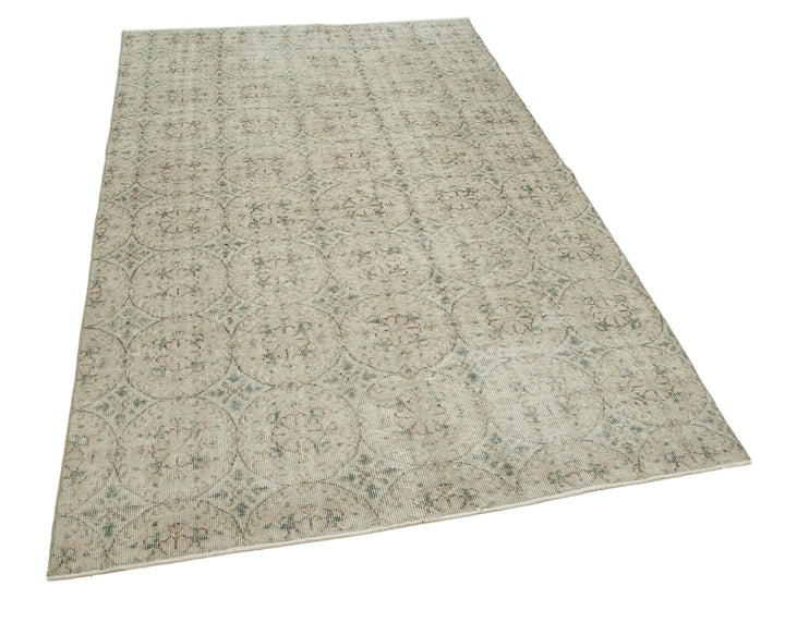 5x8 Beige Bohemian Rug  - 21801