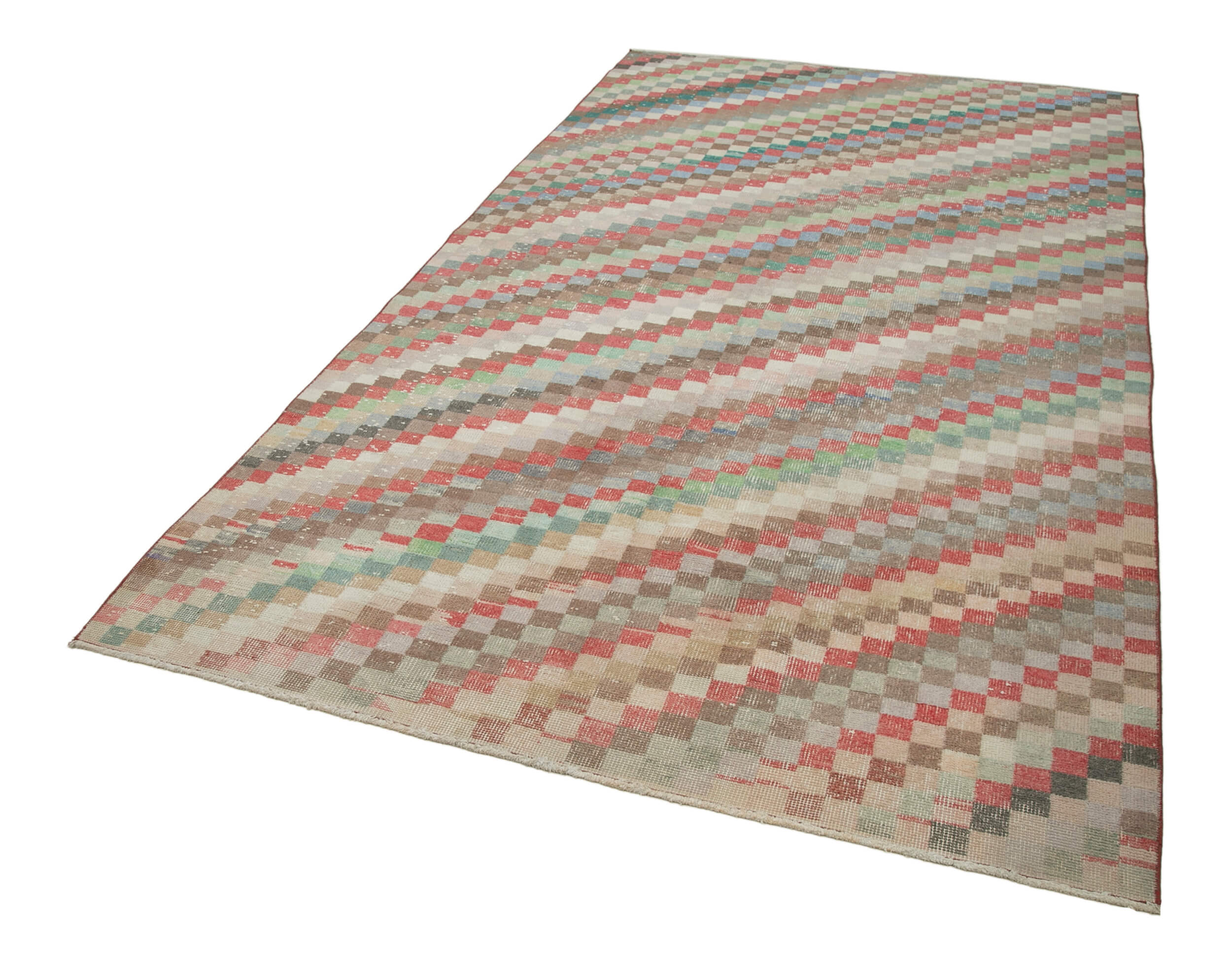 5x9 Multicolor Bohemian Rug  - 21804