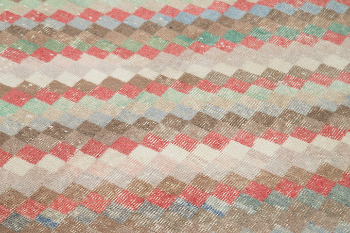 5x9 Multicolor Bohemian Rug  - 21804
