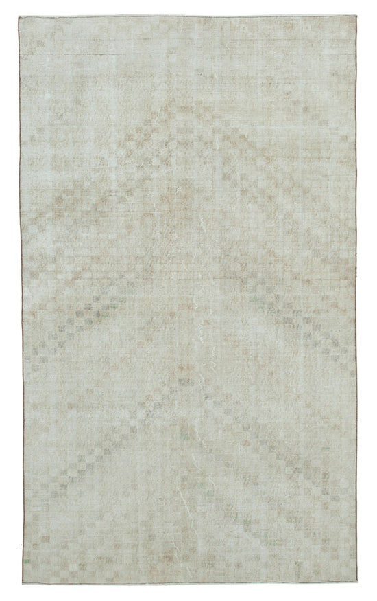 5x9 Beige Bohemian Rug  - 21805