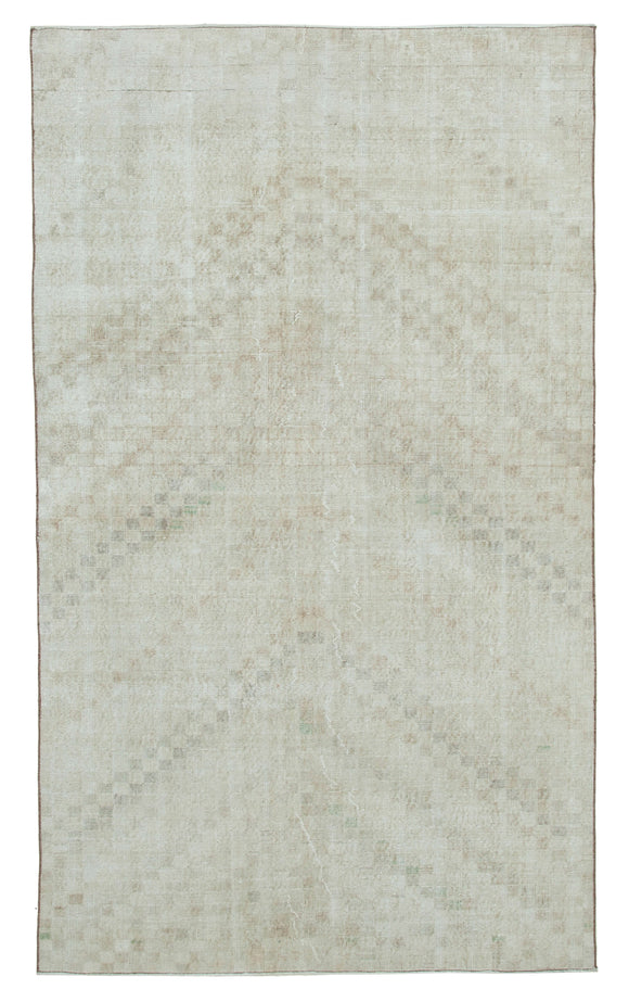 5x9 Beige Bohemian Rug  - 21805