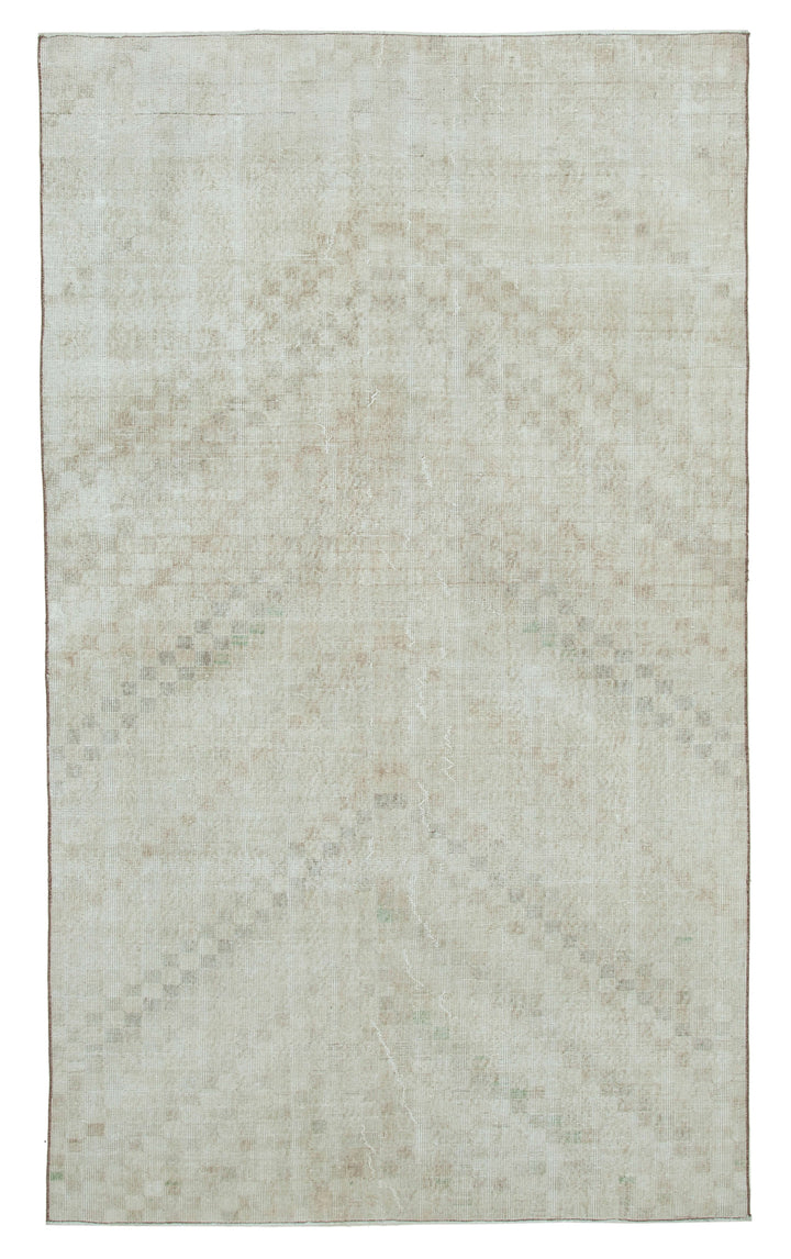 5x9 Beige Bohemian Rug  - 21805