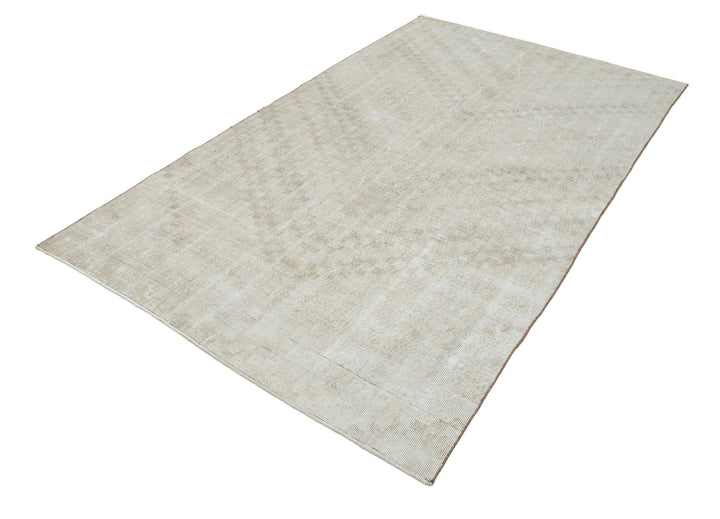 5x9 Beige Bohemian Rug  - 21805