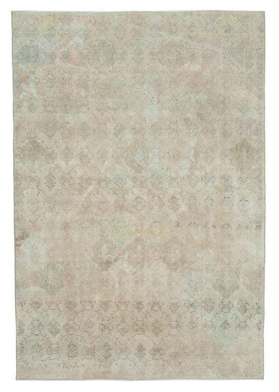 6x8 Beige Bohemian Rug  - 21807