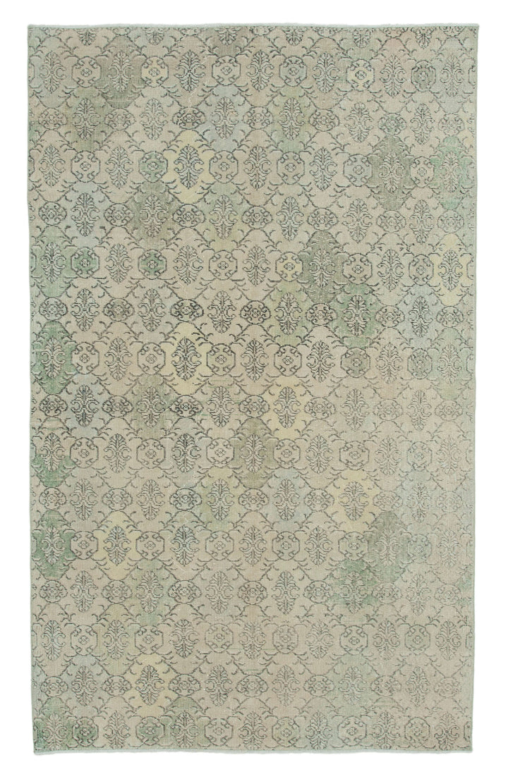 5x9 Beige Bohemian Rug  - 21811