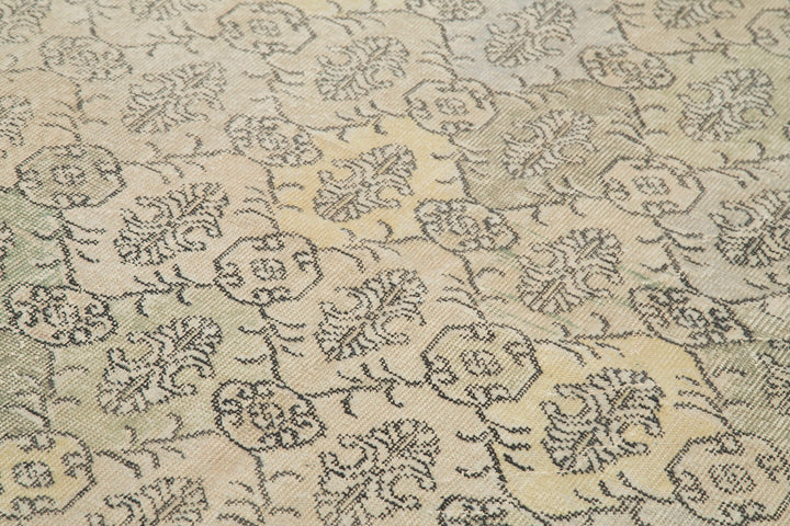 5x9 Beige Bohemian Rug  - 21811