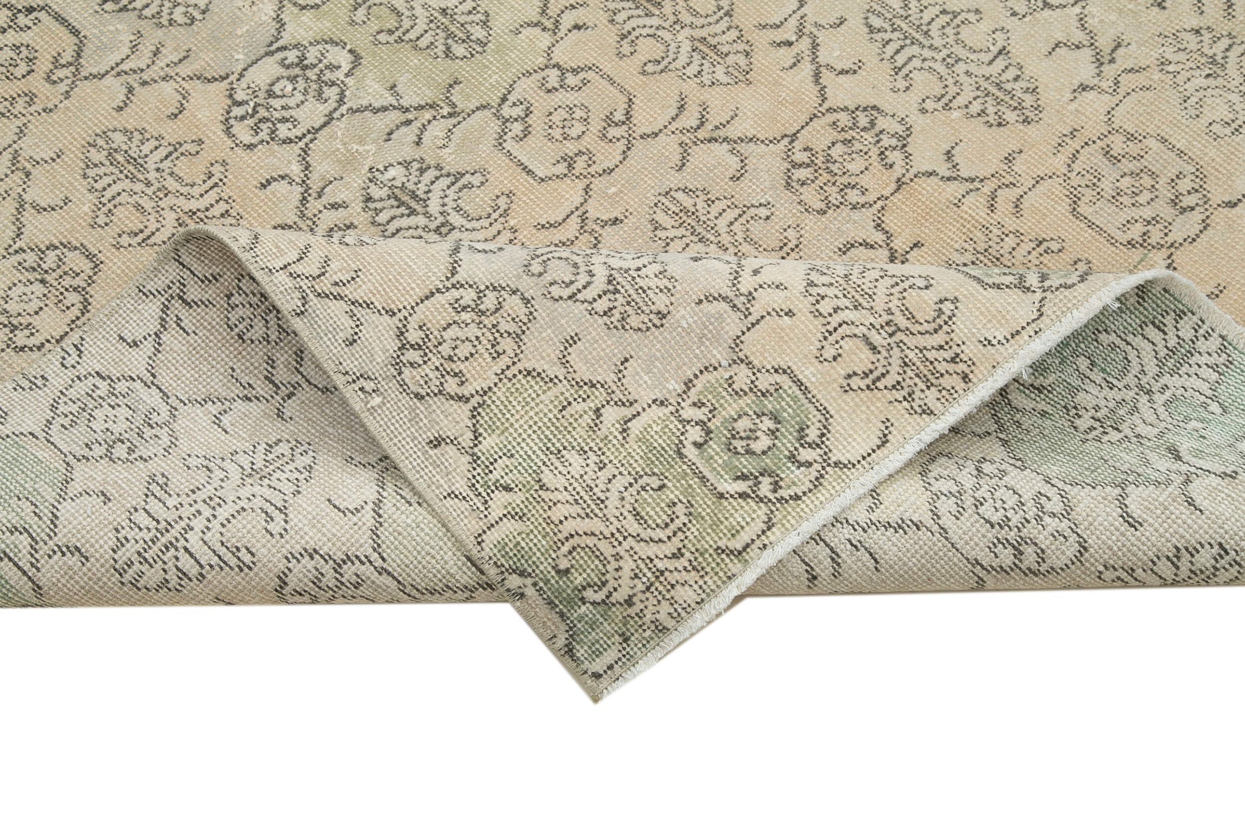 5x9 Beige Bohemian Rug  - 21811