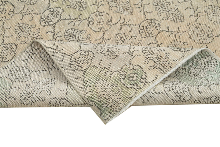 5x9 Beige Bohemian Rug  - 21811