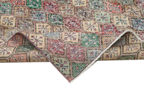 5x9 Multicolor Bohemian Rug  - 21815