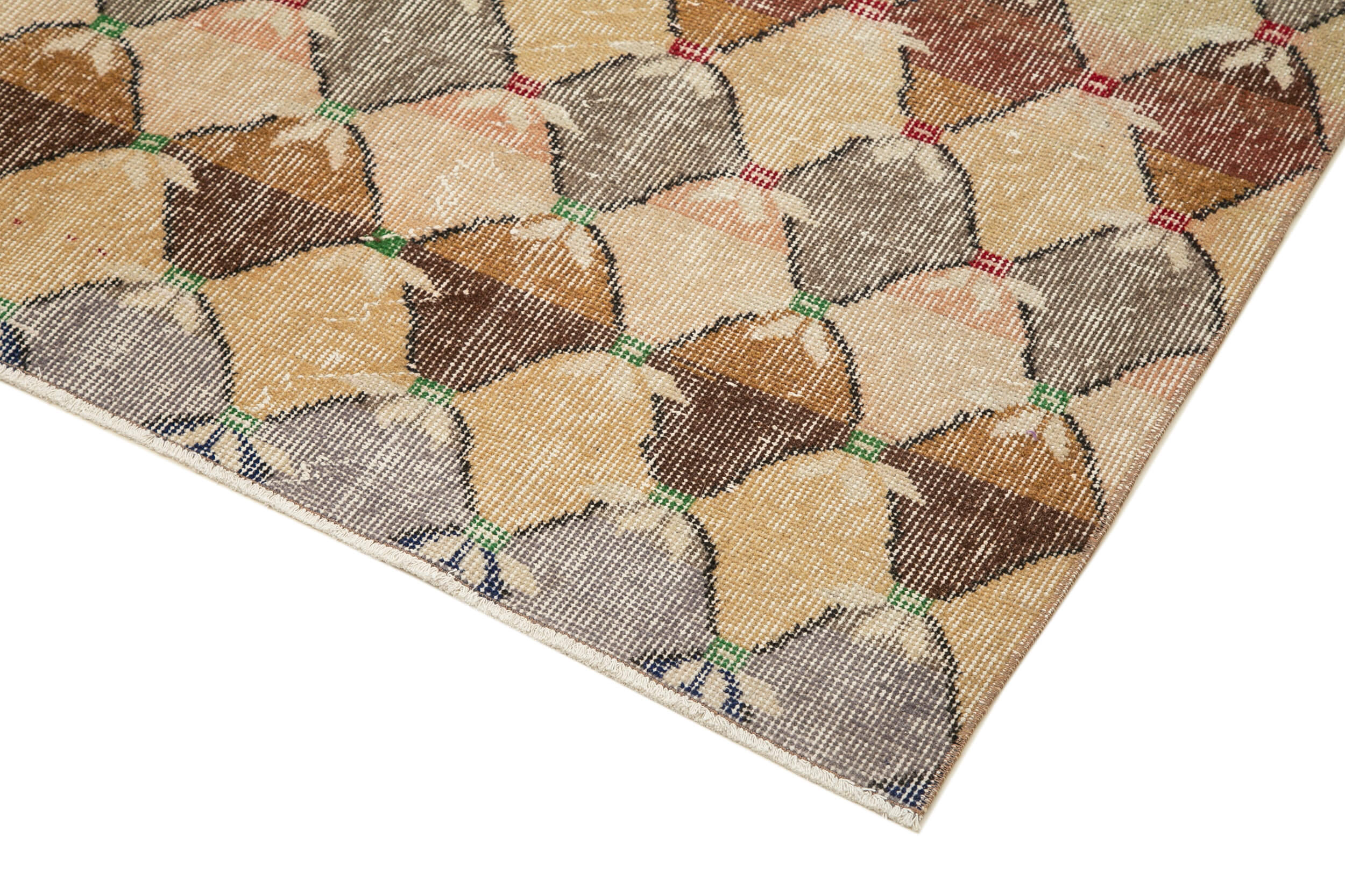 5x8 Multicolor Bohemian Rug  - 21818