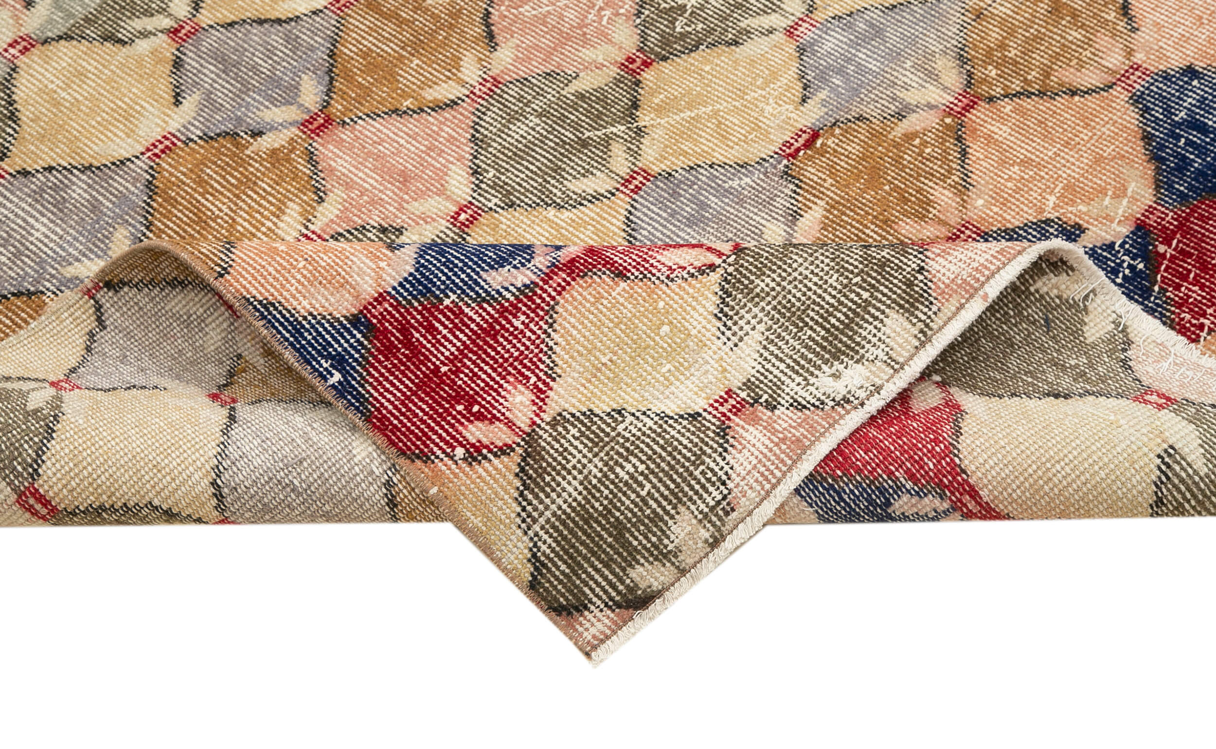 5x8 Multicolor Bohemian Rug  - 21818