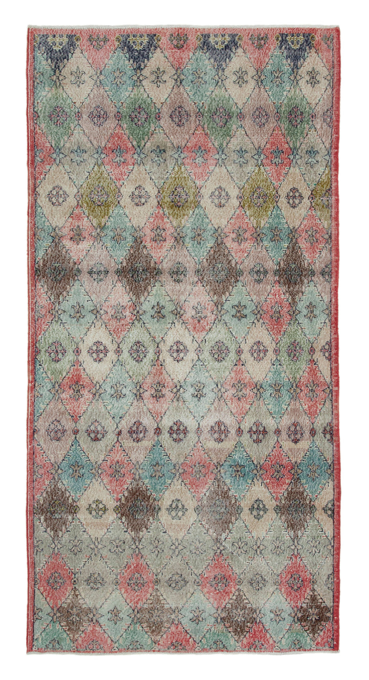 4x9 Multicolor Bohemian Rug  - 21820