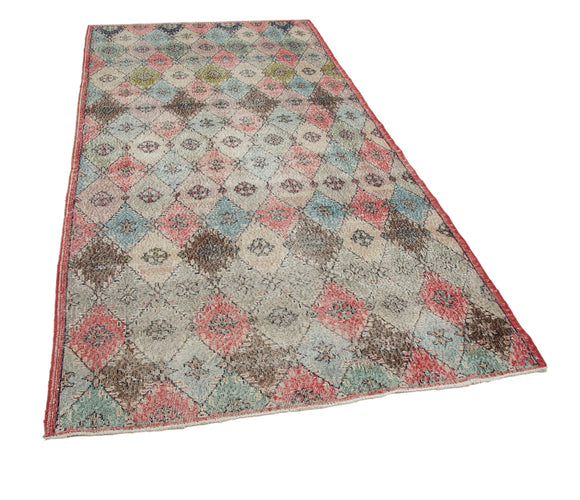 4x9 Multicolor Bohemian Rug  - 21820