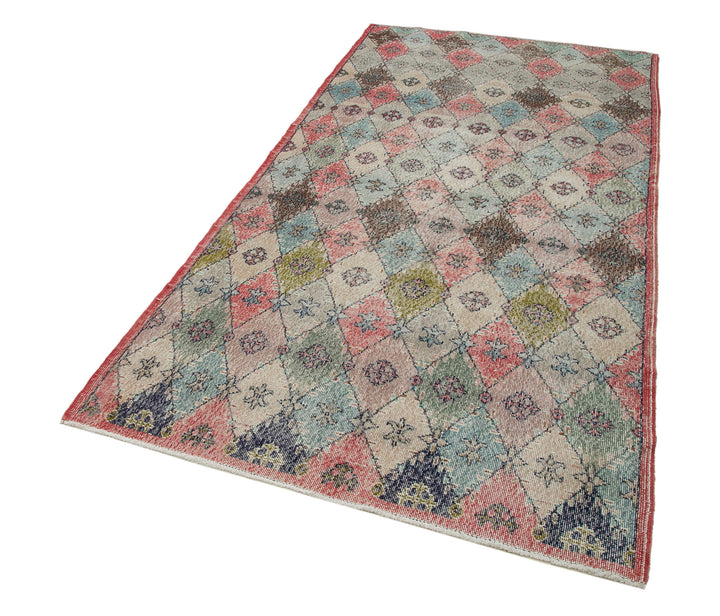 4x9 Multicolor Bohemian Rug  - 21820