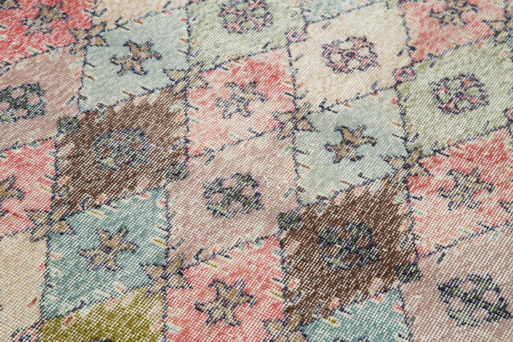 4x9 Multicolor Bohemian Rug  - 21820