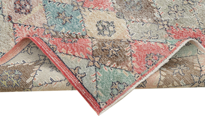 4x9 Multicolor Bohemian Rug  - 21820