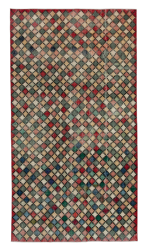 5x10 Multicolor Bohemian Rug  - 21851