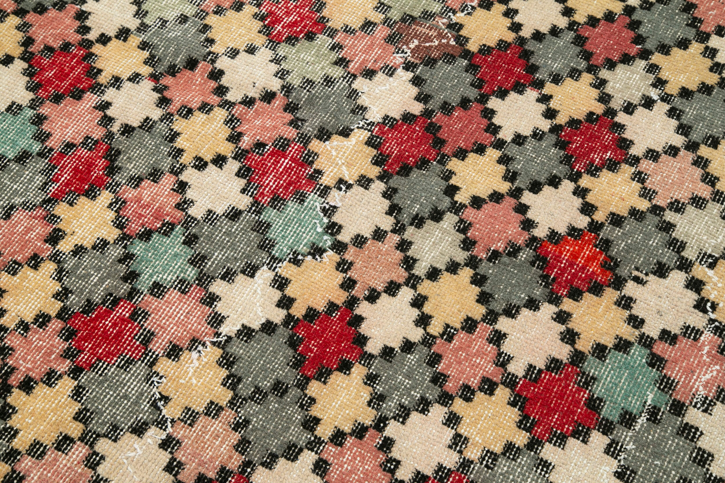 5x10 Multicolor Bohemian Rug  - 21851
