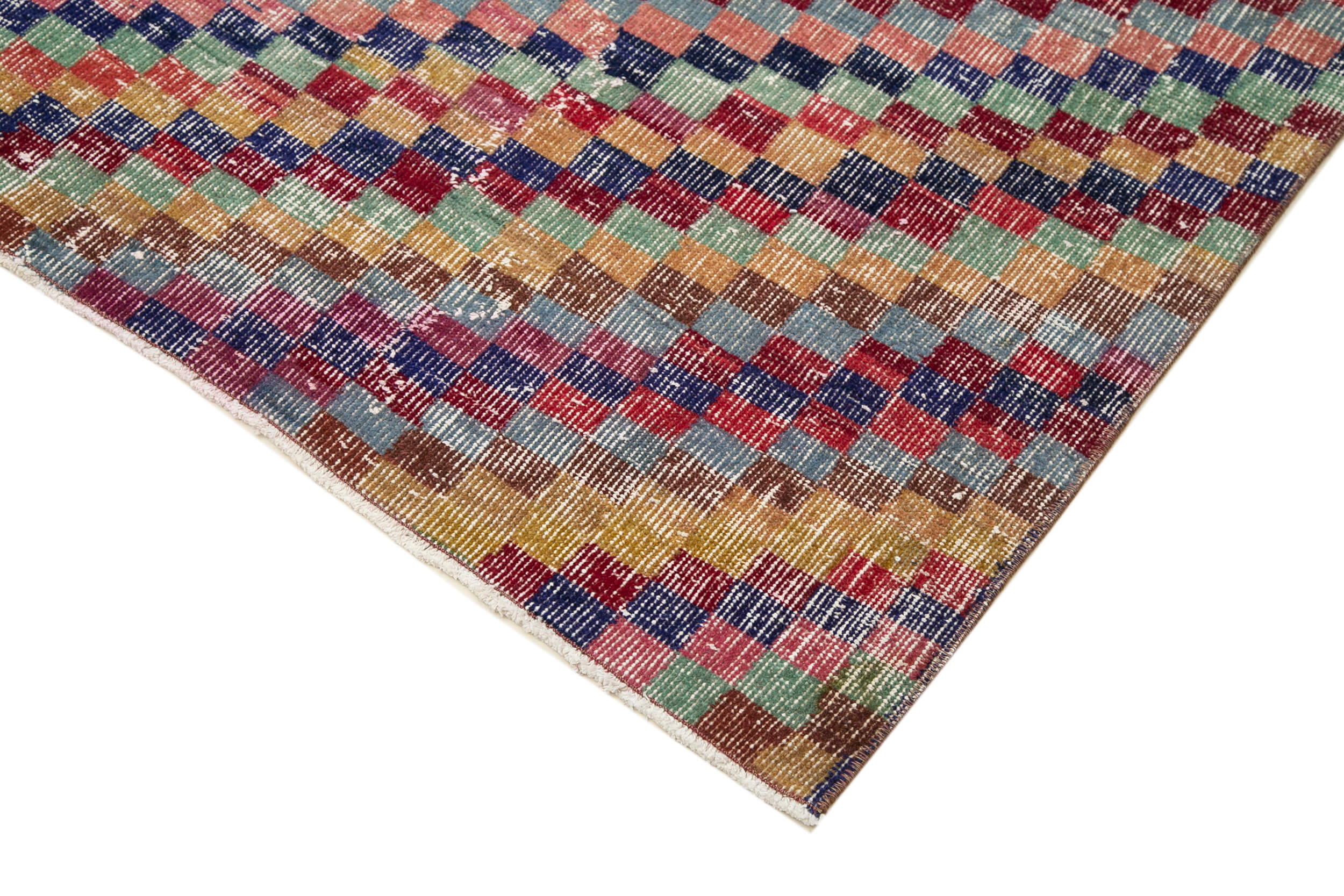 5x9 Red Bohemian Rug  - 21854