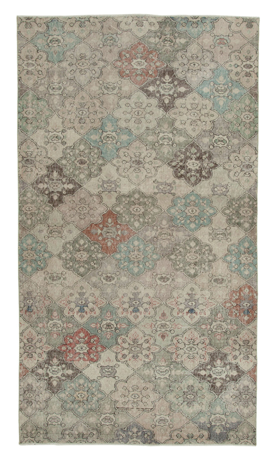 5x9 Beige Bohemian Rug  - 21861