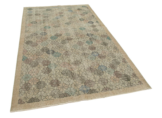 5x9 Beige Bohemian Rug  - 21867