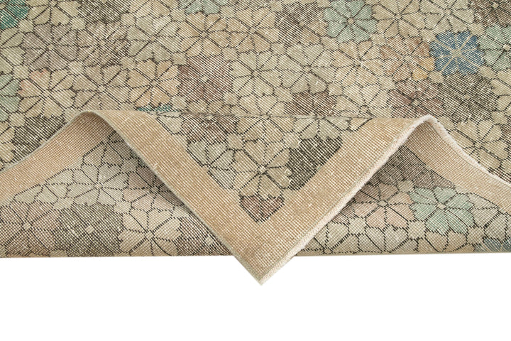 5x9 Beige Bohemian Rug  - 21867