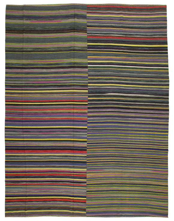 12x16 Multicolor Contemporary Kilim Rug - 21900