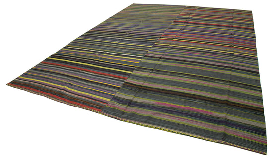 12x16 Multicolor Contemporary Kilim Rug - 21900