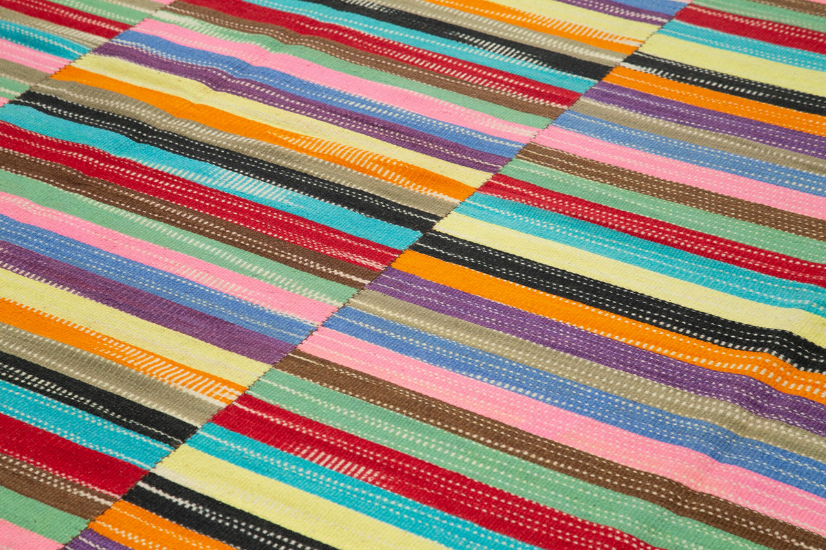 9x14 Multicolor Contemporary Kilim Rug - 21907
