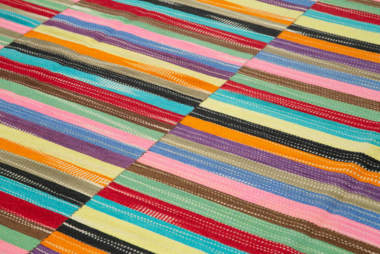 9x14 Multicolor Contemporary Kilim Rug - 21907