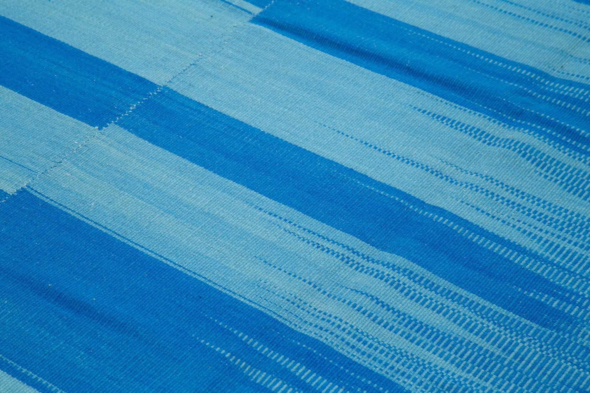 10x13 Blue Contemporary Kilim Rug - 21916