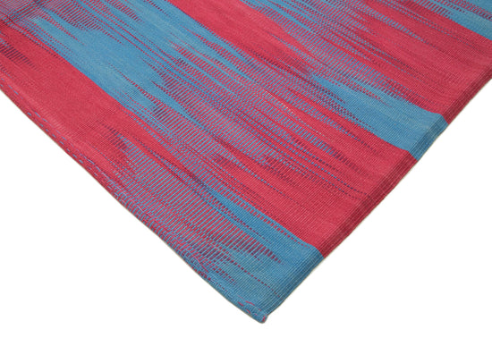 10x12 Red Contemporary Kilim Rug - 21918