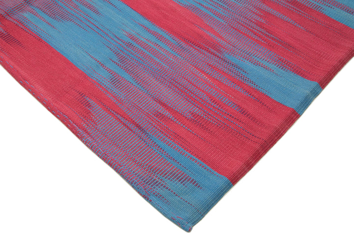 10x12 Red Contemporary Kilim Rug - 21918