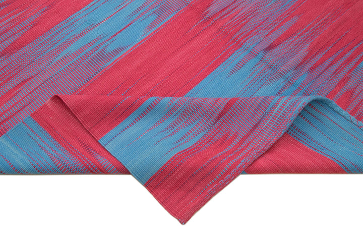 10x12 Red Contemporary Kilim Rug - 21918