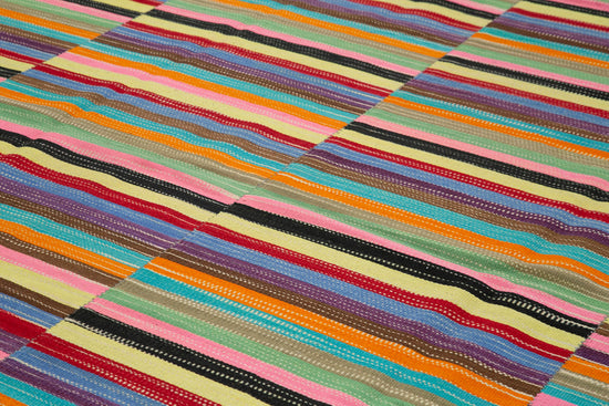 10x13 Multicolor Contemporary Kilim Rug - 21919