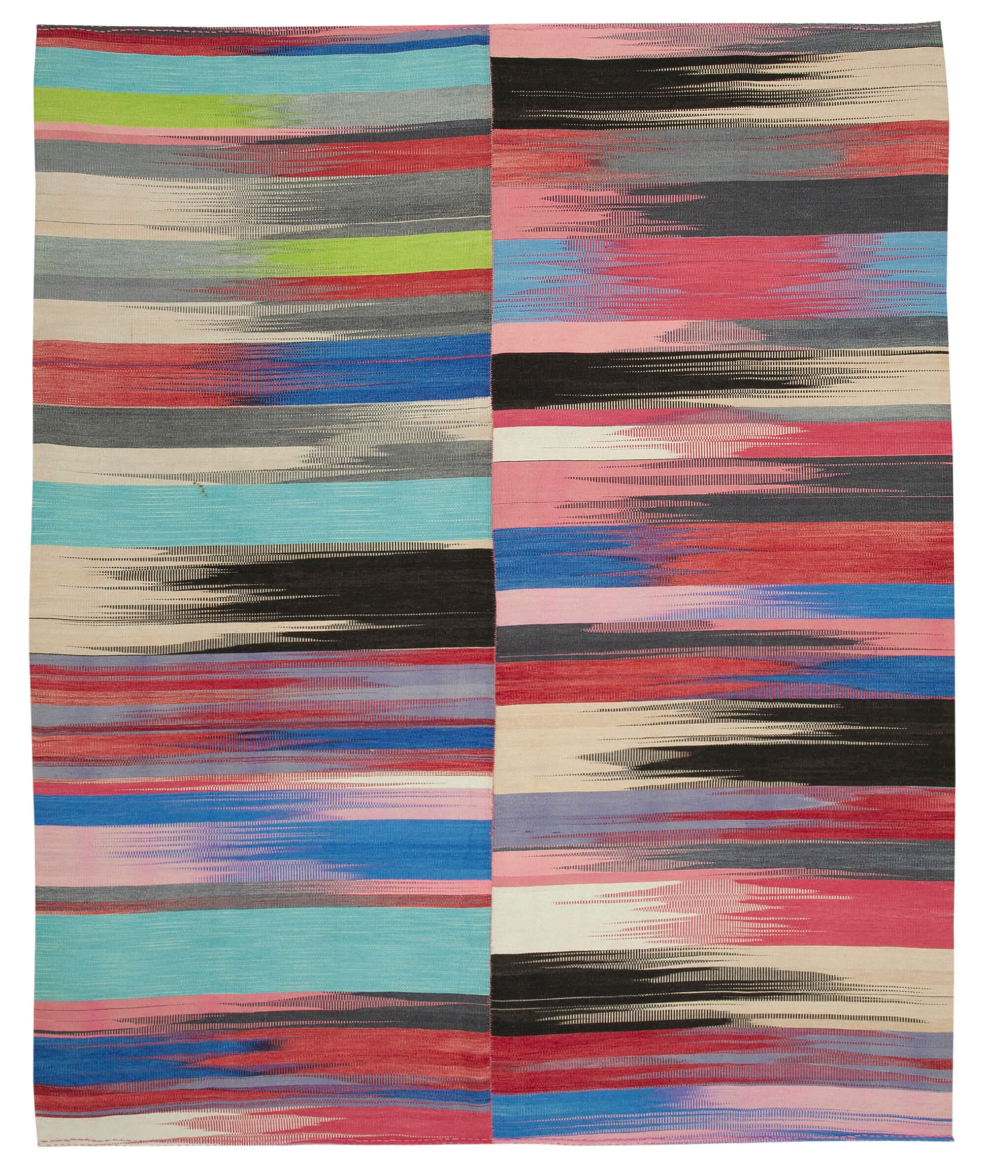 10x12 Multicolor Contemporary Kilim Rug - 21926