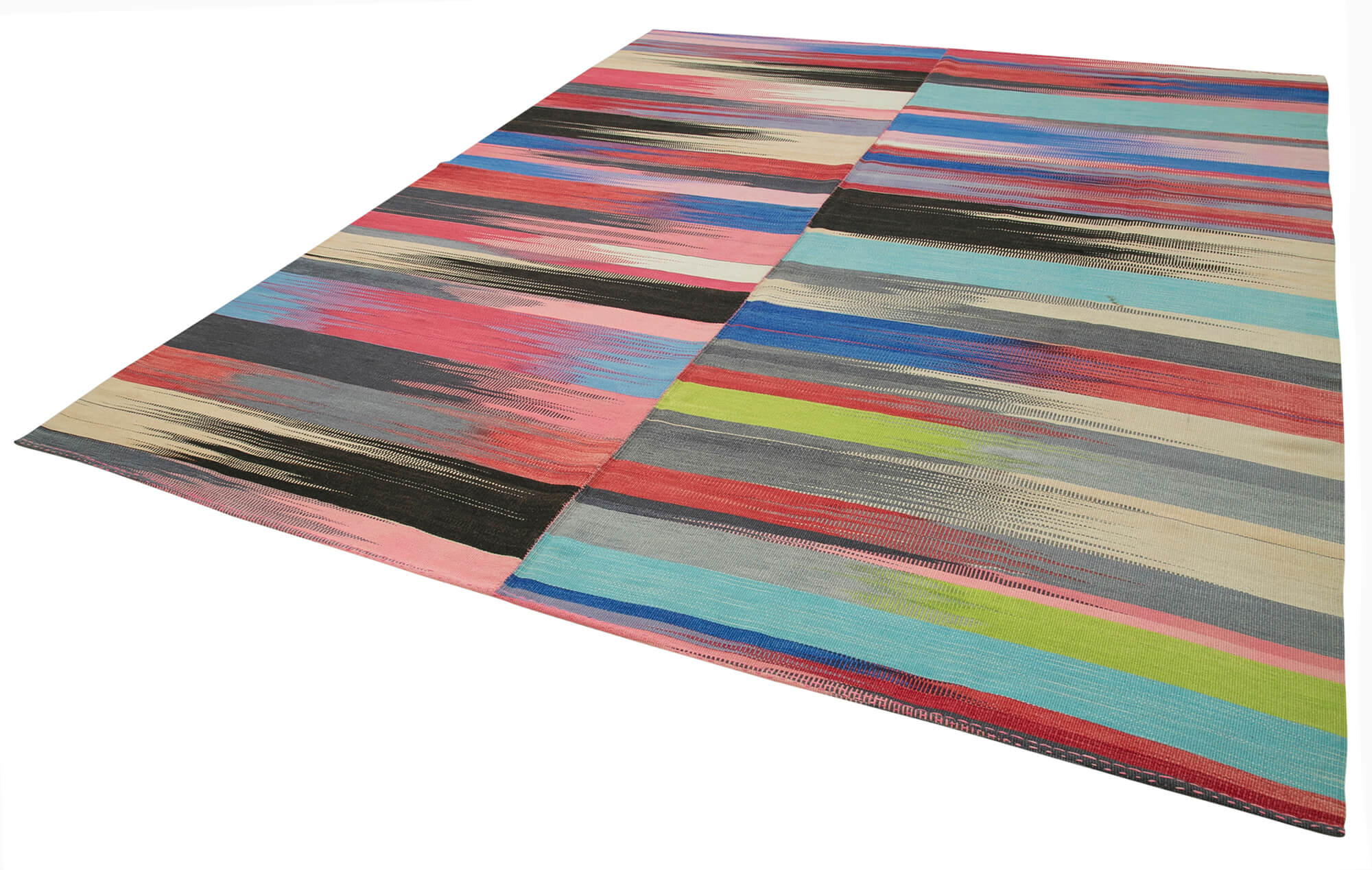 10x12 Multicolor Contemporary Kilim Rug - 21926