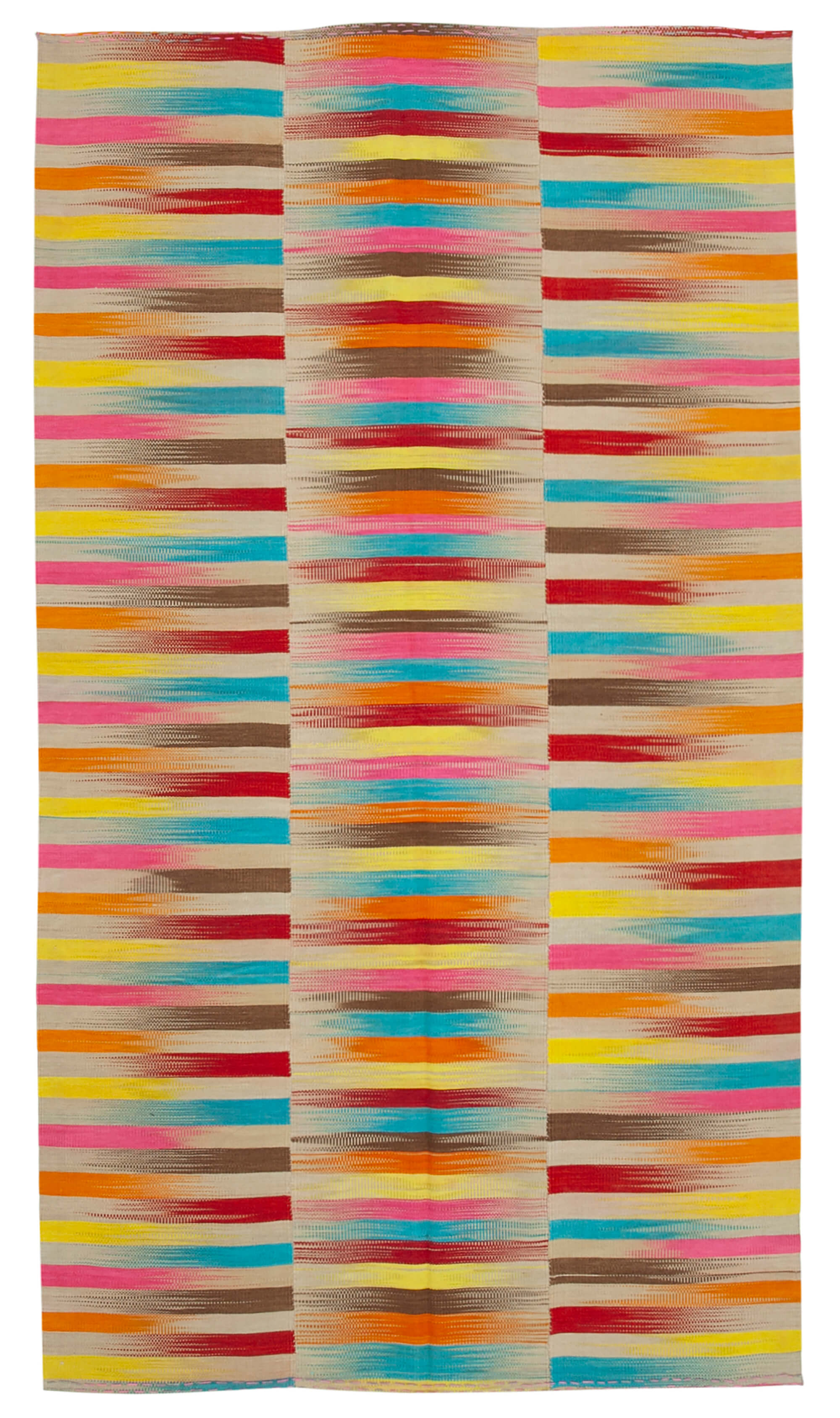 6x12 Multicolor Contemporary Kilim Rug - 21930