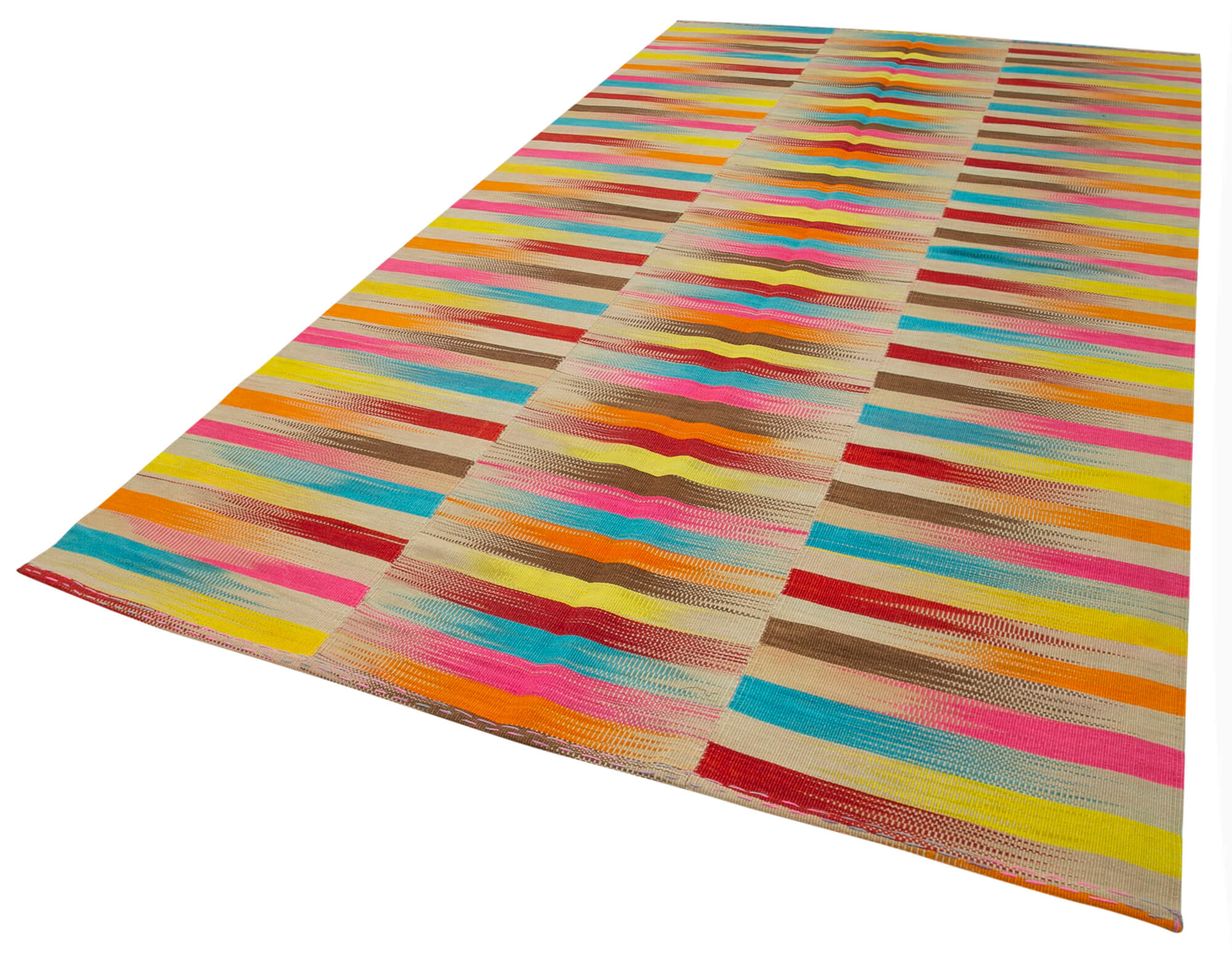 6x12 Multicolor Contemporary Kilim Rug - 21930
