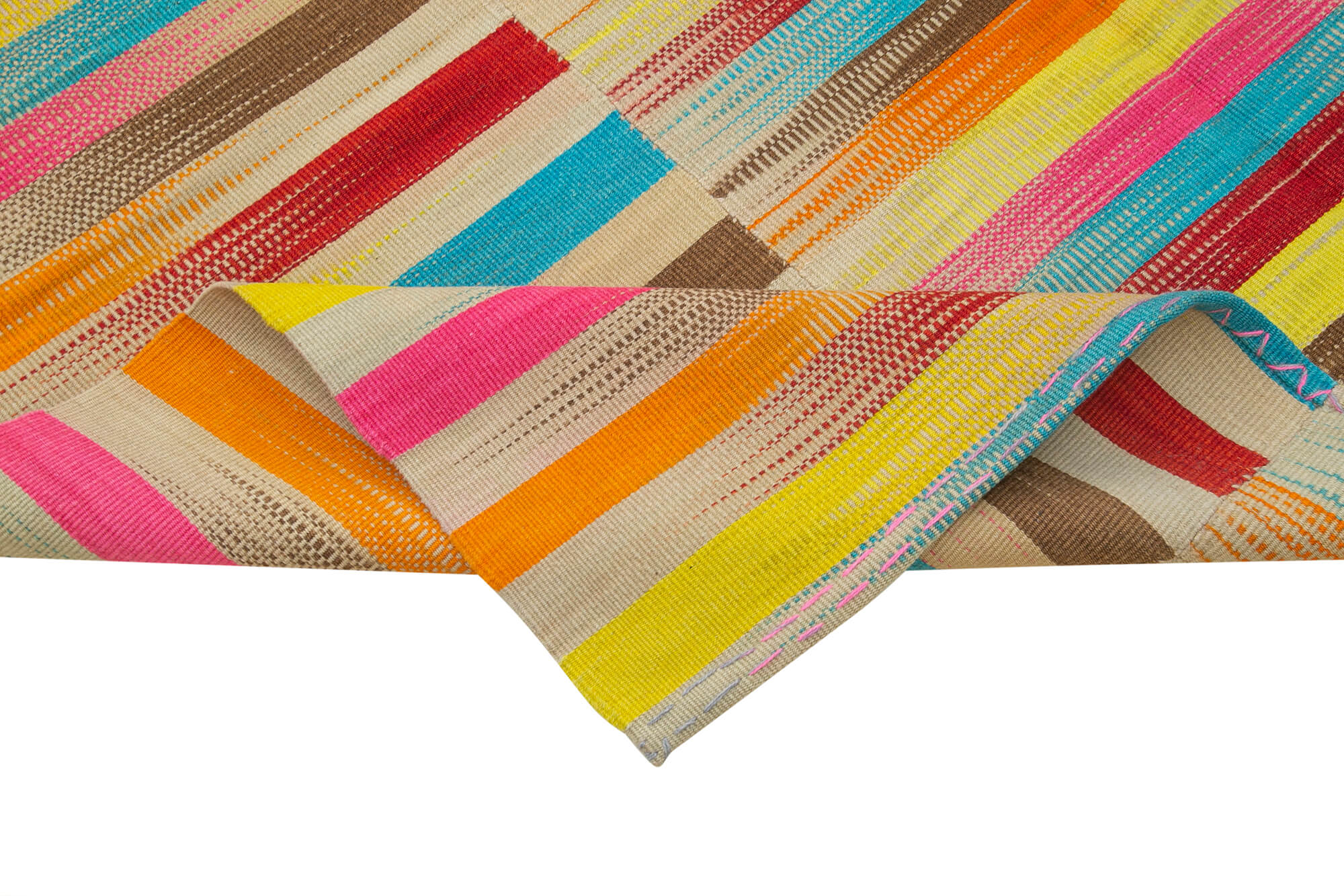6x12 Multicolor Contemporary Kilim Rug - 21930