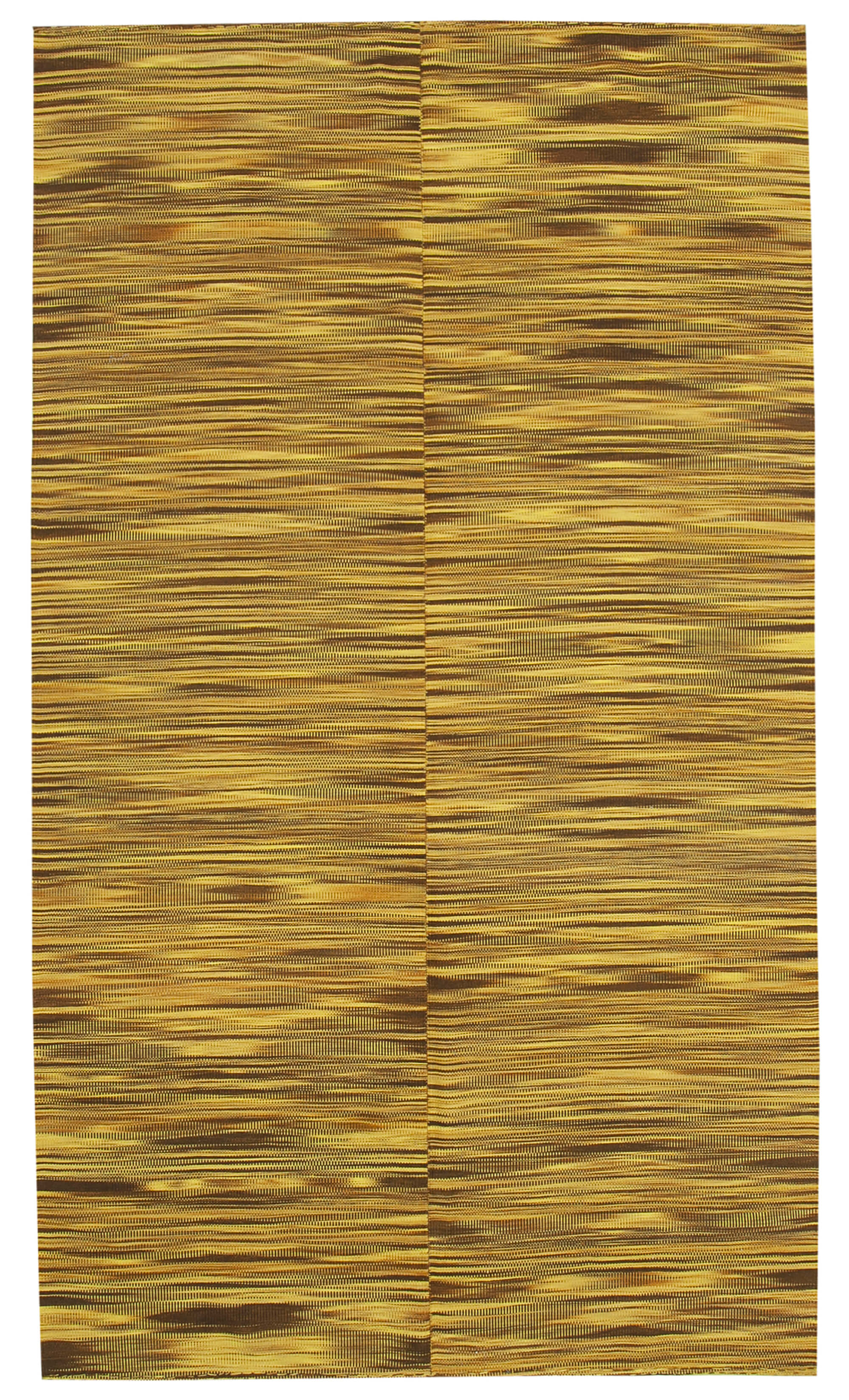 7x12 Yellow Contemporary Kilim Rug - 21933