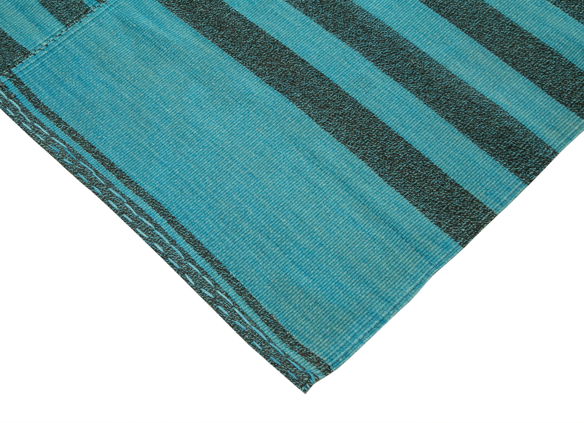 7x12 Turquoise Contemporary Kilim Rug - 21934