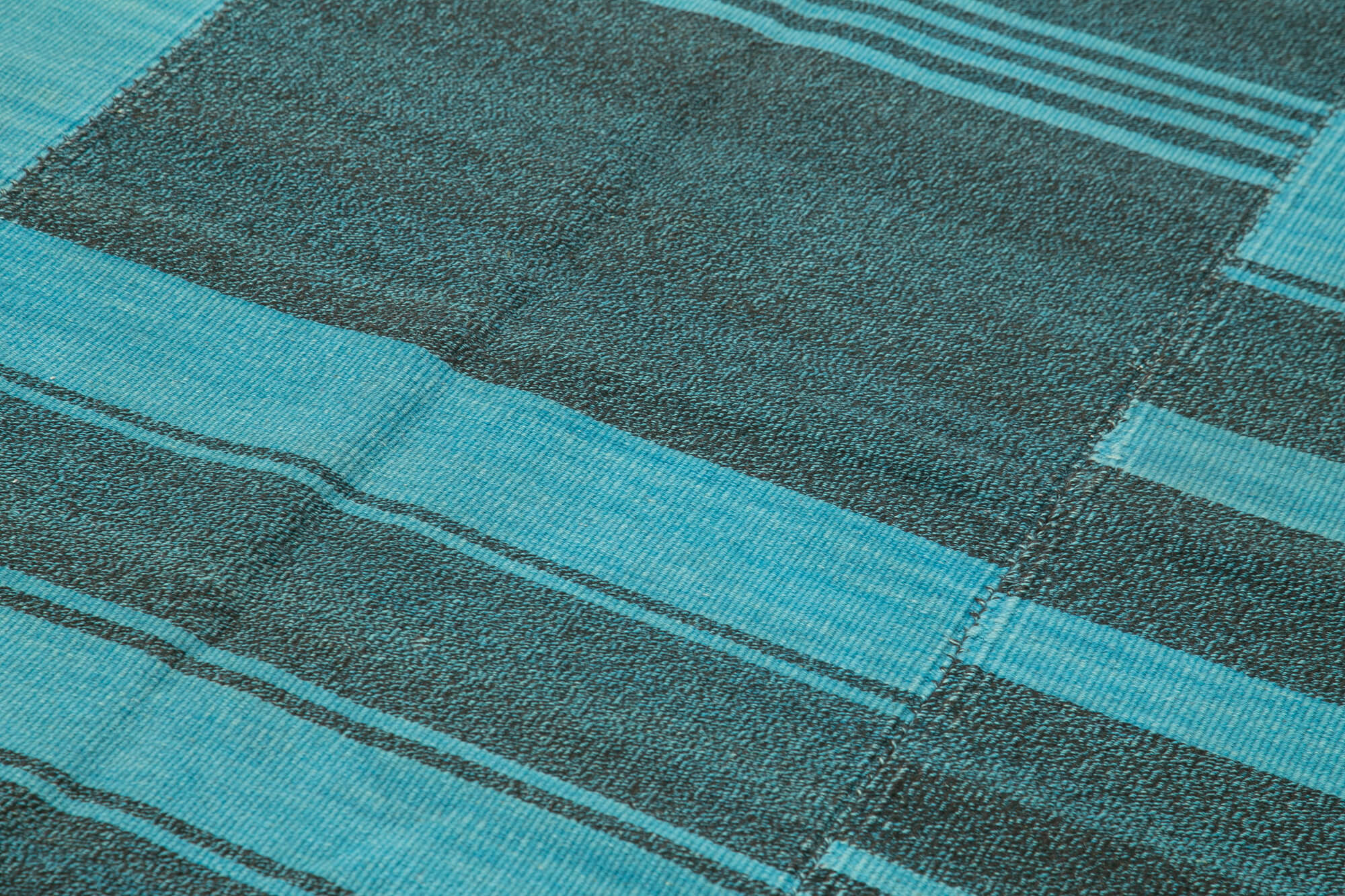 7x12 Turquoise Contemporary Kilim Rug - 21934