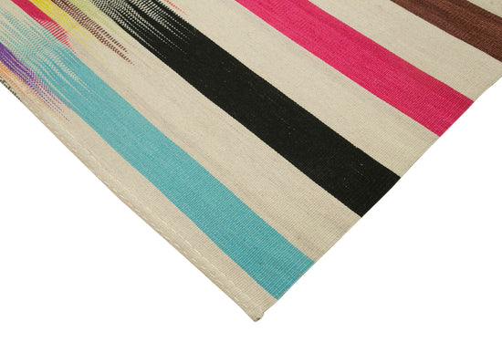 6x9 Multicolor Contemporary Kilim Rug - 21942