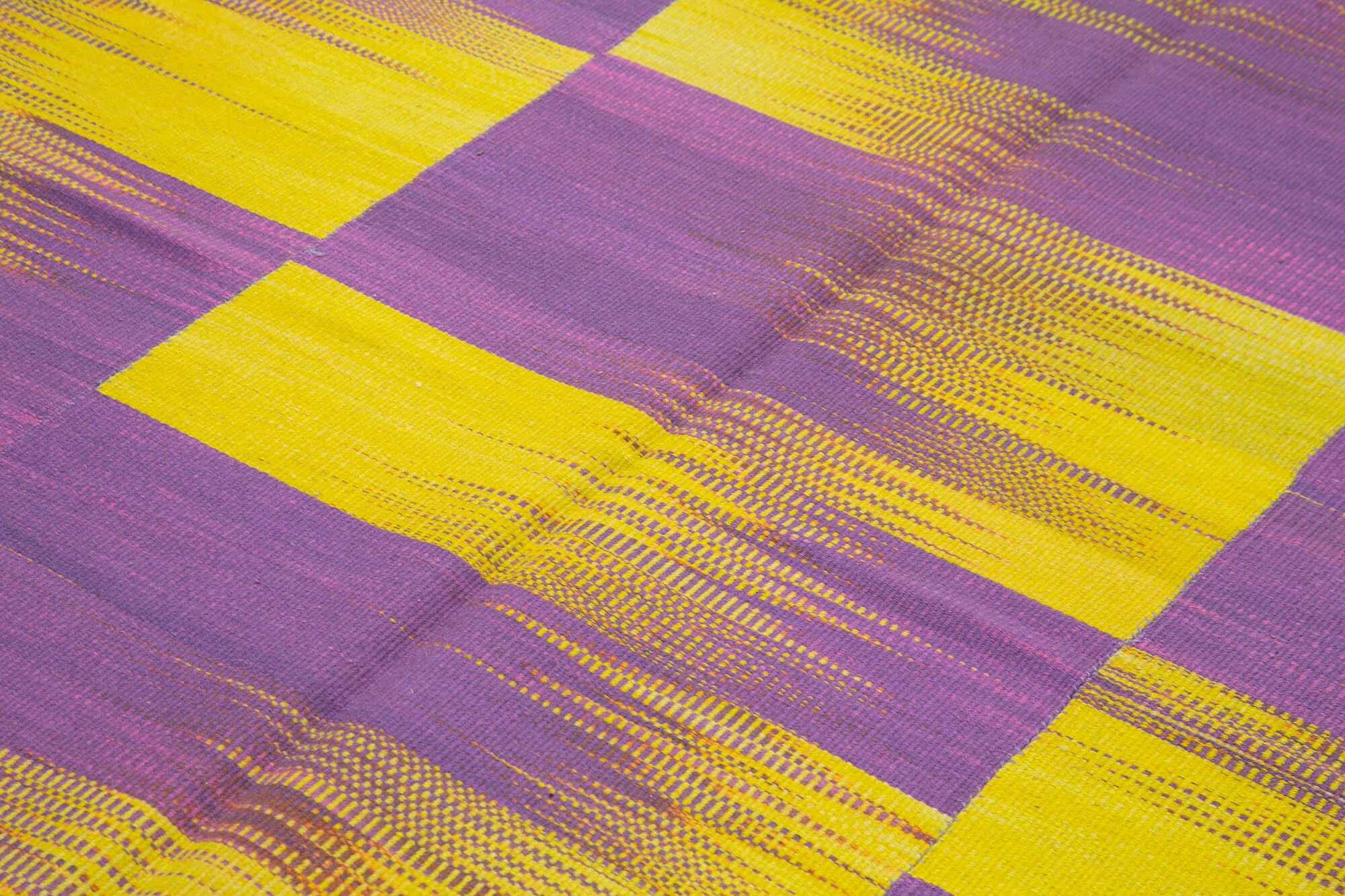 7x9 Purple Contemporary Kilim Rug - 21946